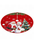 saint joy copri base albero di natale a120 cm in peluche 4 fantasie ean 8050043128331