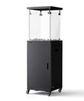 wintem caminetto a gas da esterno con roccia lavica e ruote 12kw ean 8052286432114