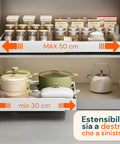 avilia home organizer estensibile per cassetti e dispensa vassoio regolabile multiuso ean 8052879011818