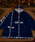 saint joy coperta con maniche e cappuccio felpa coperta oversize 2 colori ean 8050043128386
