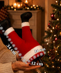 saint joy babbo natale incastrato nellalbero con gambe animate e musica ean 8050043128041