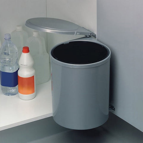 immagine-2-emuca-pattumiera-per-fissaggio-a-porta-con-coperchio-automatico-13l-grigio-ean-8432393120034
