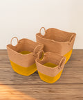 immagine-2-five-simply-smart-set-3-cestini-in-vimini-solar-power-giallo-ean-3560231557362