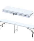 immagine-2-garden-friend-panca-da-picnic-rettangolare-pieghevole-183x30x44cm-bianco-ean-8023755050368