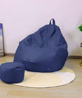 immagine-2-king-collection-pouf-a-sacco-in-nylon-65x62cm-blu-ean-8023755045968