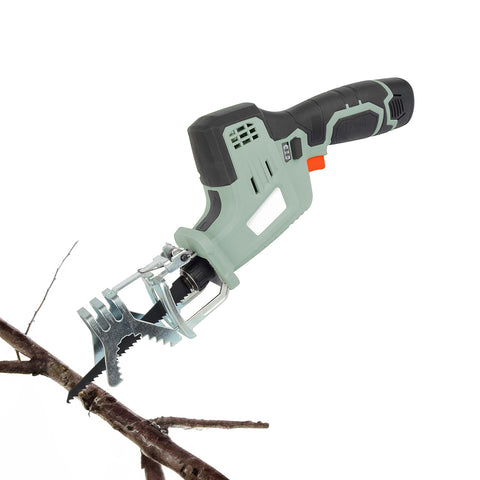 Astsäge mit 3 Klingen und neigbarem Schuh 45° 12V - 1300mAh