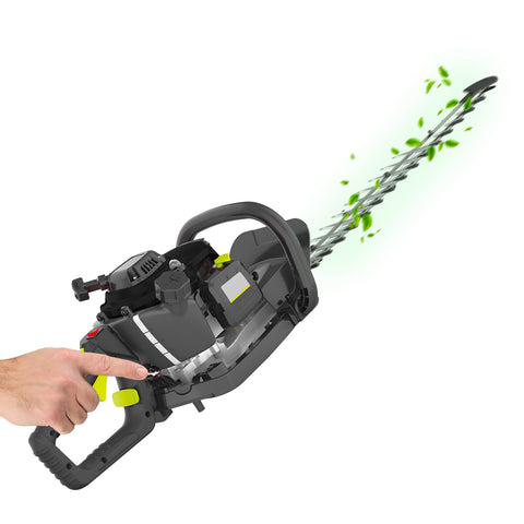 Benzin-Heckenschere mit 56 cm Stahlklinge, 650 W