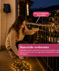 saint joy luci natalizie da esterno solari con telecomando 4 lunghezze ean 8050043128454