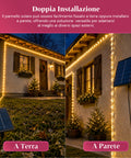 saint joy luci natalizie da esterno solari con telecomando 4 lunghezze ean 8050043128454