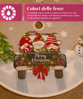 saint joy copri base albero di natale a120 cm in peluche 4 fantasie ean 8050043128331