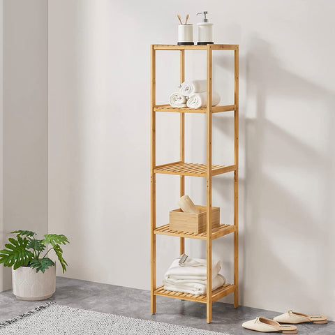 immagine-3-five-simply-smart-scaffale-a-colonna-in-bambu-con-4-ripiani-mensole-ean-3560239680437