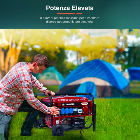 immagine-3-huttenberg-generatore-di-corrente-con-inverter-e-serbatoio-a-benzina-20l-85kw-8500w-ean-4897051481034