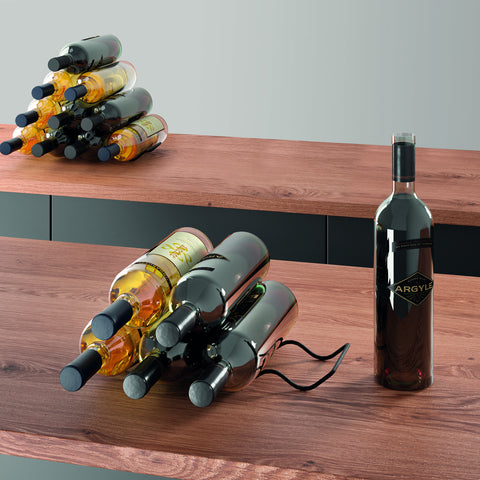 immagine-3-metaltex-set-2-portabottiglie-vino-impilabili-11x32x3cm-ean-8002523829207