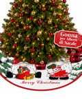 saint joy copri base albero di natale a120 cm in peluche 4 fantasie ean 8050043128331