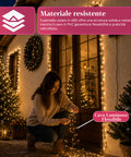 saint joy luci natalizie da esterno solari con telecomando 4 lunghezze ean 8050043128454