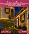 saint joy luci natalizie da esterno solari con telecomando 4 lunghezze ean 8050043128454