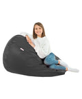immagine-4-king-collection-pouf-a-sacco-in-nylon-65x62cm-nero-ean-8023755045975