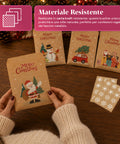 saint joy sacchetti natalizi set 24 bustine in carta kraft con adesivi ean 8050043128126