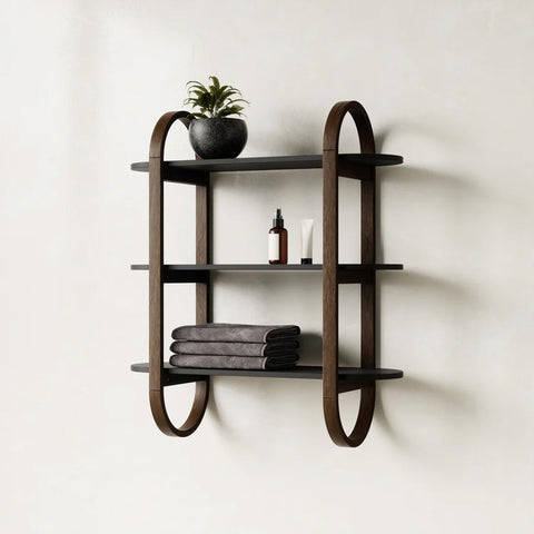immagine-4-umbra-mensola-da-parete-3-ripiani-in-legno-nero-ean-028295357777