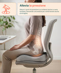 avilia home cuscino posturale ergonomico in memory foam forma a u per gambe e fianchi 44x37x9 cm ean 8052879011191