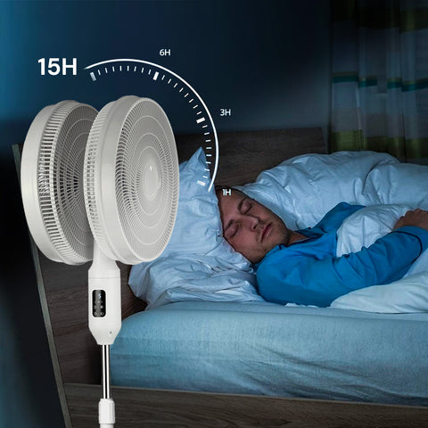 Timer fino a 15 ore con spegnimento automatico programmabile per sonno tranquillo durante la notte, funzione sleep