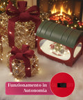 saint joy decorazione natalizia lampione flash 160 cm con led e musica per interno ed esterno ean 8388780246712
