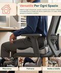 avilia home cuscino posturale ergonomico in memory foam forma a u per gambe e fianchi 44x37x9 cm ean 8052879011191