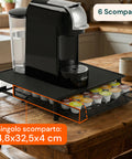 avilia home porta capsule caffe 36 posti con cassetto estraibile in metallo e base antiscivolo ean 8052879011269