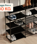 avilia home scaffale modulare con 14 ripiani struttura solida in metallo e tnt salvaspazio ean 8056819052893