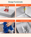 puppy lovers kit lettiera acciaio per gatti completo di coperchio paletta e sacchetto p ean 8054806950238
