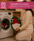 saint joy copriwater natalizio set 2 pezzi babbo natale con tappeto verde ean 8050043128034