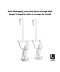 immagine-8-umbra-gancio-doppio-sopraporta-buddy-bianco-ean-028295503884