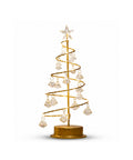 saint joy albero di natale luminoso da tavolo con filo di rame e cristalli ean 8050043128287