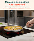 Padella Svasata Alta in Alluminio con Manico Inox – Vari Formati
