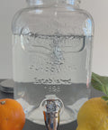Avilia Dispenser bevande con rubinetto in vetro 4l per casa, ufficio, hotel. Ideale per feste ed eventi. ean 8058268052745