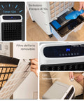 Wintem Raffrescatore Multifunzione Breeze 4 in 1 Riscaldamento, Deumidificazione, Purificazione Aria  80W-2000W con Timer, Telecomando e Ruote Ean-8052286430974