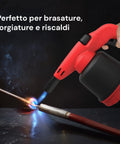 Saldatore a Gas Hellfire con Triplo Brevetto e Accensione Piezo