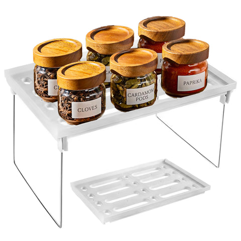 3er-Set klappbare, platzsparende Mehrzweckregale, kompaktes und faltbares Design