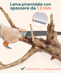 Sega da Potatura in Acciaio con Manico Ergonomico Fodero 46cm