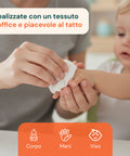 Salviette Neonato al Talco – 216 /1 296 Pz con Crema Dermolenitiva