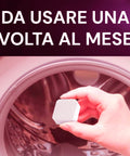 Set 5 Pastiglie Cura Lavatrice per Pulizia Calcare, Grasso, Odori e Residui Detersivo Ean-8033765130448