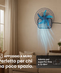 Ventilatore 3 in 1 50W montato a parete