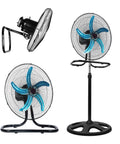 Ventilatore 3 in 1 50W in metallo, design moderno multiuso