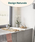 Vassoio Vasca da Bagno in Bambù Estensibile Design Naturale