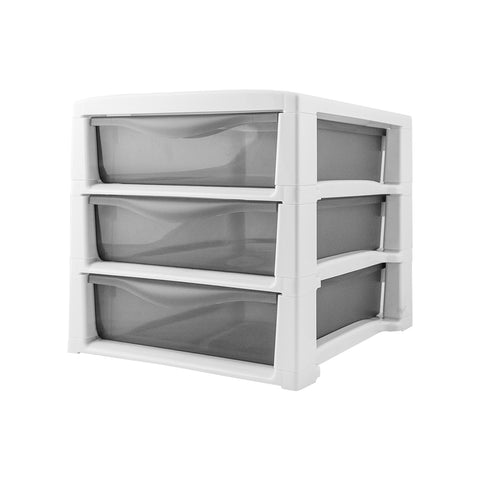 Cassettiera Spring Office A 3 Cassetti Bianco Fume'