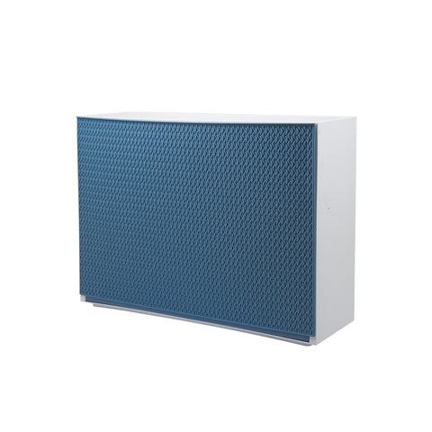Schuhregal Intreccio Wandmontage 16x51,5x39cm Hellblau