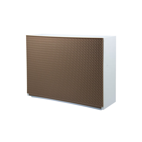 Schuhregal Intreccio Wandmontage 16x51,5x39cm Mokka