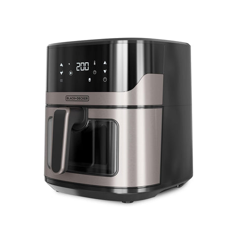 Heißluftfritteuse 8 Programme mit 6,5l Korb 1600W