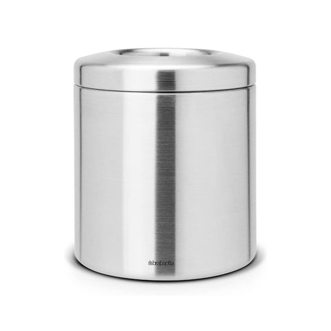 Tischabfalleimer aus satiniertem Edelstahl 1,5l