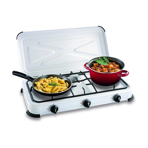Gasherd 3 Flammen mit Deckel 1500W